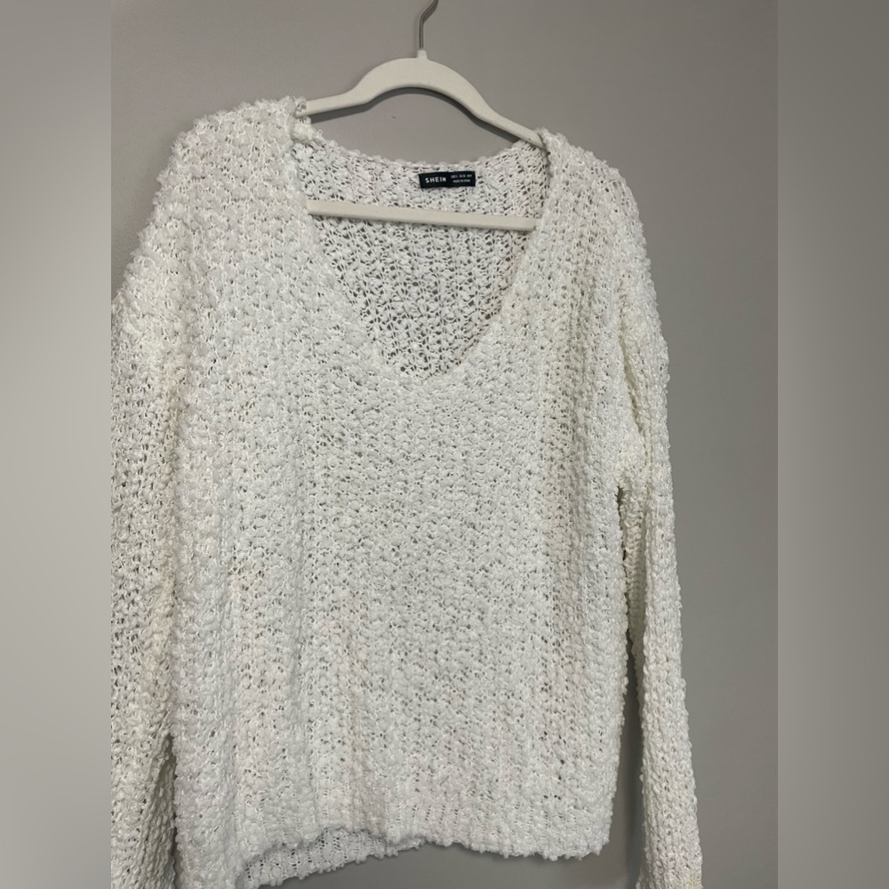 White Knit Sweater
